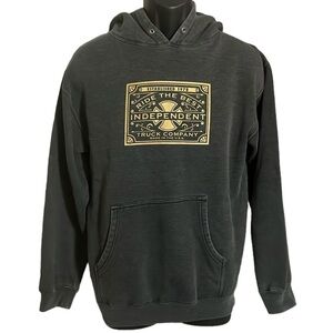 Independent Truck Company VINTAGE Small Skateboard Gray Hoodie